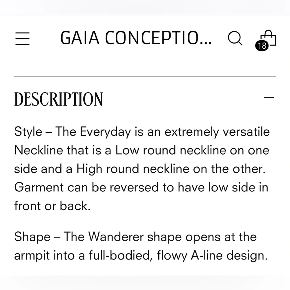Gaia Conceptions Everyday Wanderer Silk Crepe long flowy maxi dress brand new - Picture 16 of 16